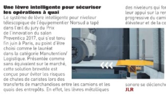 Article Norsud lèvre intelligente pour sécuriser les opérations à quai