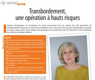 Article Norsud transbordement opération à hauts risques