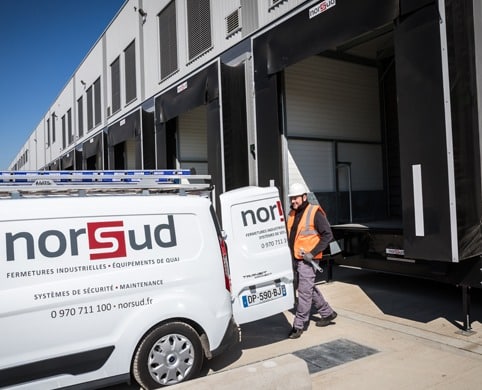 Véhicule Norsud en intervention